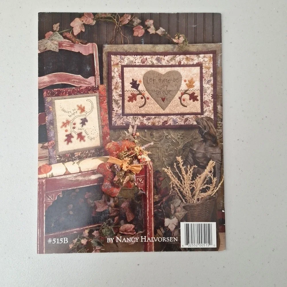 Tidings Quilt Pattern Book by Nancy Halvorsen of Art to Heart & A Melody Harvest